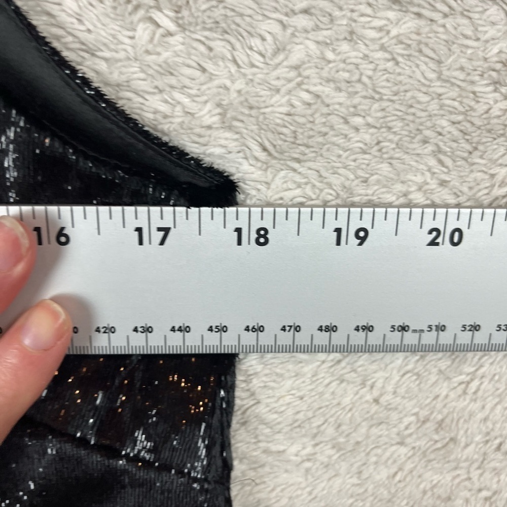 MINKPINK Black Liquid Velvet Slip Dress Shimmer Sz XS Cocktail Nightclub Party - Picture 14 of 16